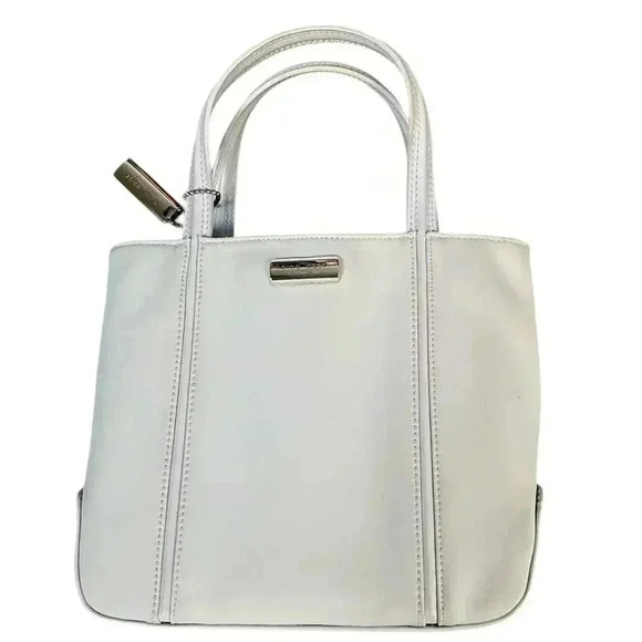 Nine West Accessories Small Hand Bag Light Blue Cloth Like Material - Picture 2 of 16